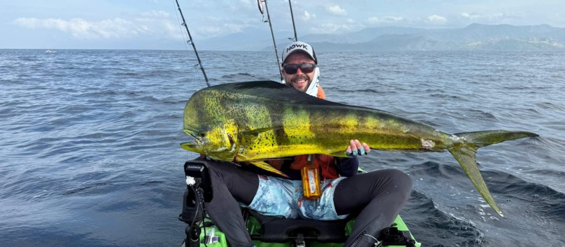 Mahi caught on kayak at Los Buzos